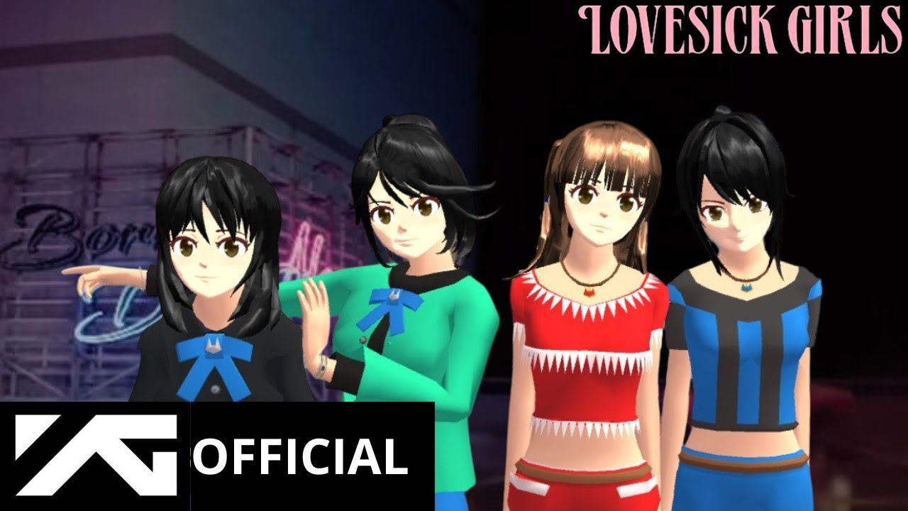 BLACKPINK - ' Lovesick Girls ' M\V. (Sakura School Simulator) BLACKPINK - ' Lovesick Girls ' M\V. (Sakura School Simulator)