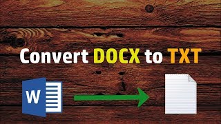 Convert DOCX to TXT screenshot 4