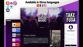 Download lagu Takefusa - Music Portfolio For Djs With Bootstrap Html Website Template By Niheb mp3