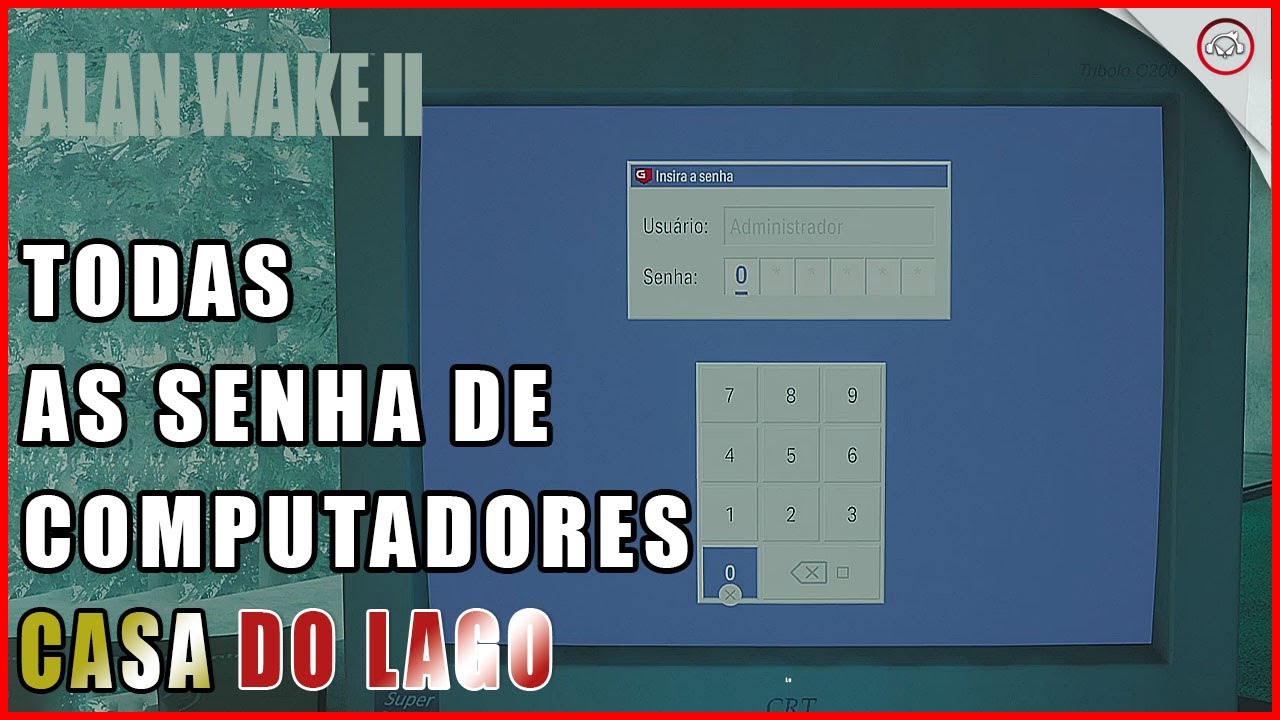 Miniatura do vídeo Alan Wake 2 DLC, Todas as senhas dos computadores na Casa do Lago, Lake House | Super-Dica