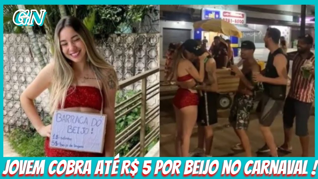 Mineira inova com fantasia de 'Barraca do Beijo' no Carnaval de BH e viraliza nas redes sociais.