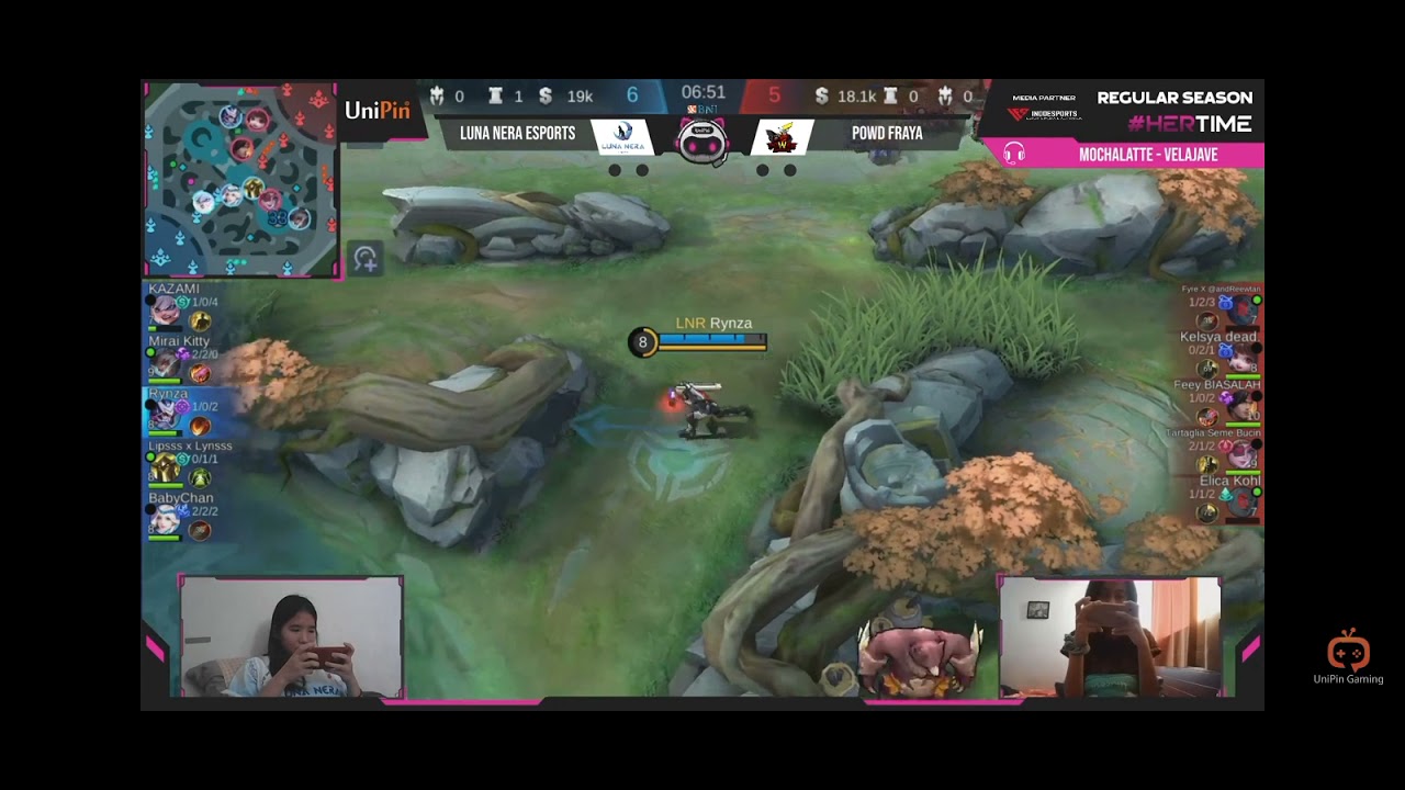 MANI4C POWD FRAYA VC LUNA NERA ESPORTS MACTH 1