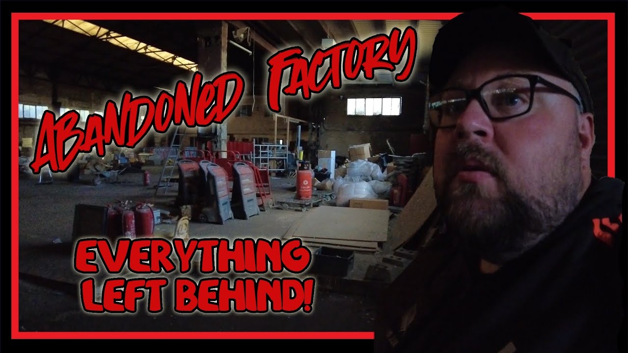 Exploring An Abandoned Factory | Everything Left Behind! - YouTube
