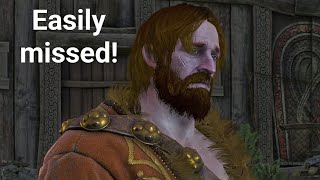 Witcher 3 - Rare Scene With Hjalmar on Undvik