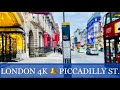LONDON WALK 4K | PICCADILLY STREET. UK WEATHER TODAY. HIDDEN LONDON TOUR. March 2021