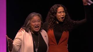 Tina Tchen and Jurnee Smollett-Bell speak on #TIMESUP at the 2018 United State of Women Summit