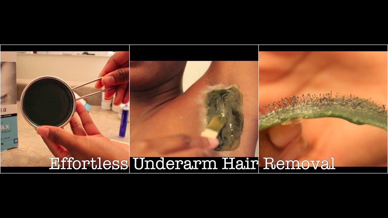 Effortlessly Wax Underarms At Home W Parissa Hot Wax Youtube