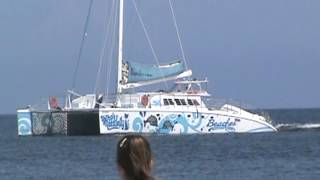 Catamaran at Beaches Negril, Jamaica