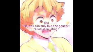 I WILL NEVER TELL MY DAD #pride #lgbt #demonslayer #anime #comingout