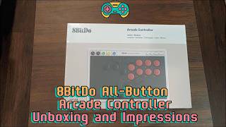 8BitDo All-Button Arcade Controller Unboxing