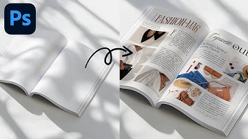 How to make magazine mockup in photoshop | Photoshop Mockup Tutorial