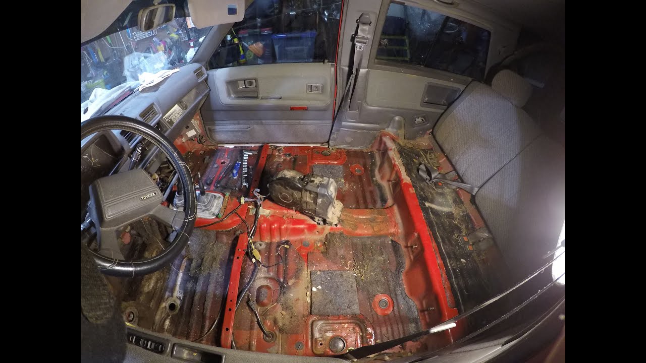 First Gen 4Runner Project Part 1 - Carpet, Floorboards, Seats - YouTube