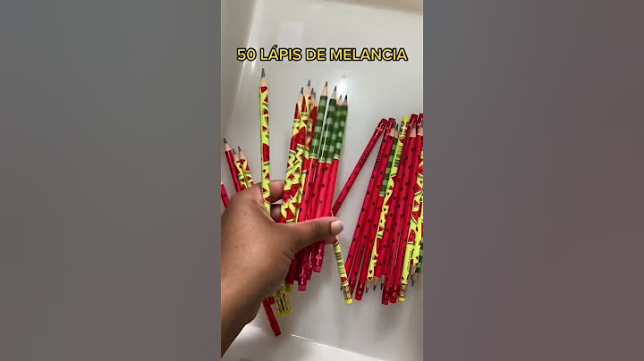 50 LÁPIS DE MELANCIA 🍉