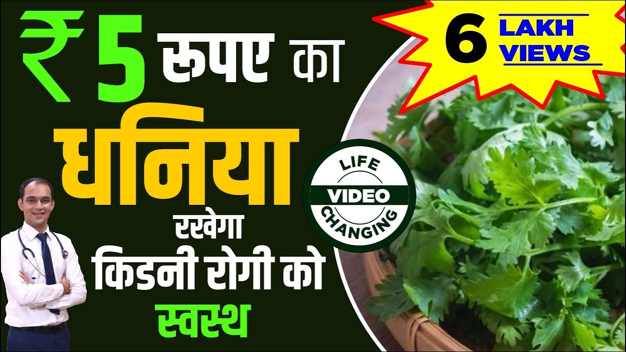 how coriander leaves good for kidney patients | क्या बढ़े क्रिएटिनिन में  धनिया खा सकते है किडनी रोगी