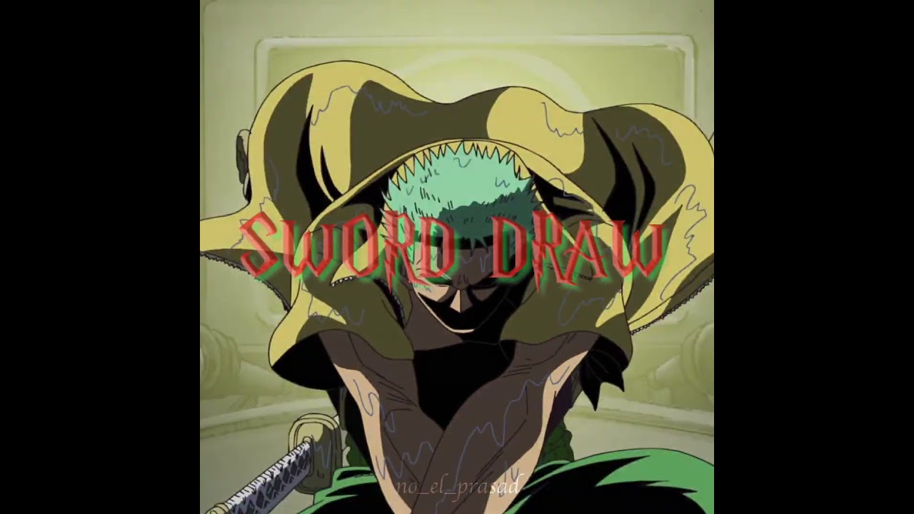 Zoro 🔥. He's HIM!!!
