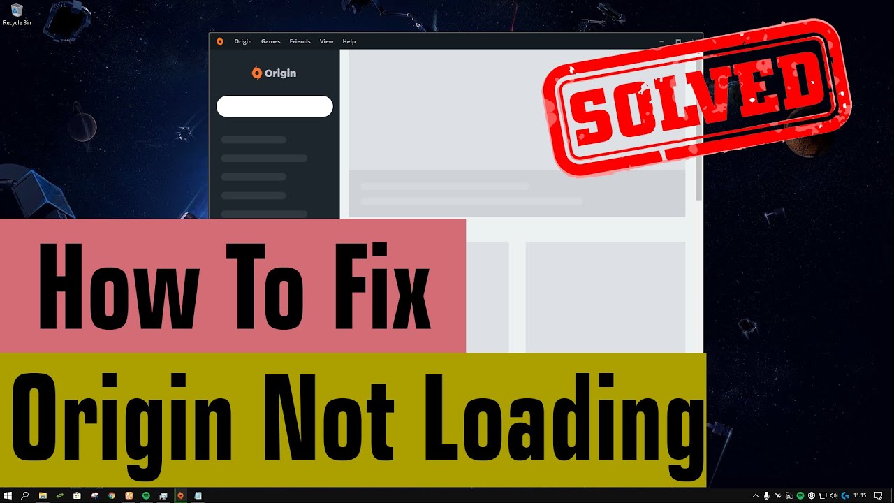 Origin Launcher Not Loading (FIXED) / How To Fix Origin Not Loading