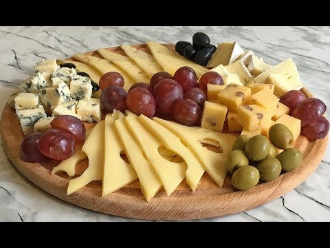 Сырная Нарезка Закуска на Праздничный Стол! / Красивая Подача Сыров / Cheese Sliced