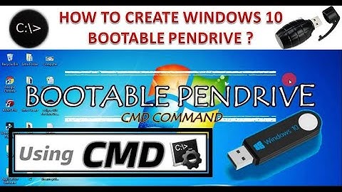 How to make bootable Pen Drive using CMD | Pen Drive Ko Bootable Kaise Banaye Command Prompt Se |