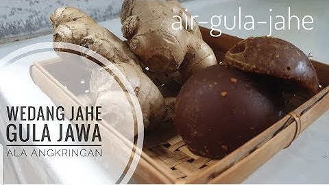 Wedang Jahe Gula Jawa ala ANGKRINGAN Yogya - 3 BAHAN - Cocok di Musim Hujan