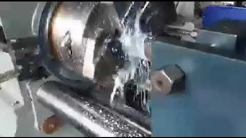 How to make high-quality thread on Big Bolts - Threading 4" Bars for Rock Crusher Boltsrock bolts