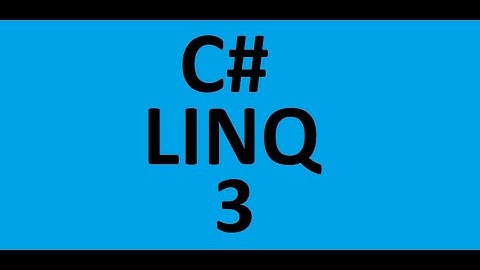 C# Linq - 3 VeriTabanı Bağlantıları