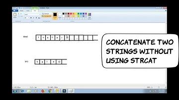 Concatination of strings without using strcat | Programming in C
