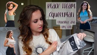 Black Heart Equestrian Haul! Unboxing and try on!