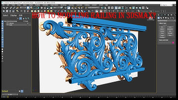How to Modeling Railing in 3dsMax?(Part 2)/Xaqani Ahmedov