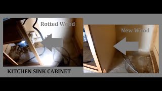 Fix Rotten Kitchen Sink Cabinet