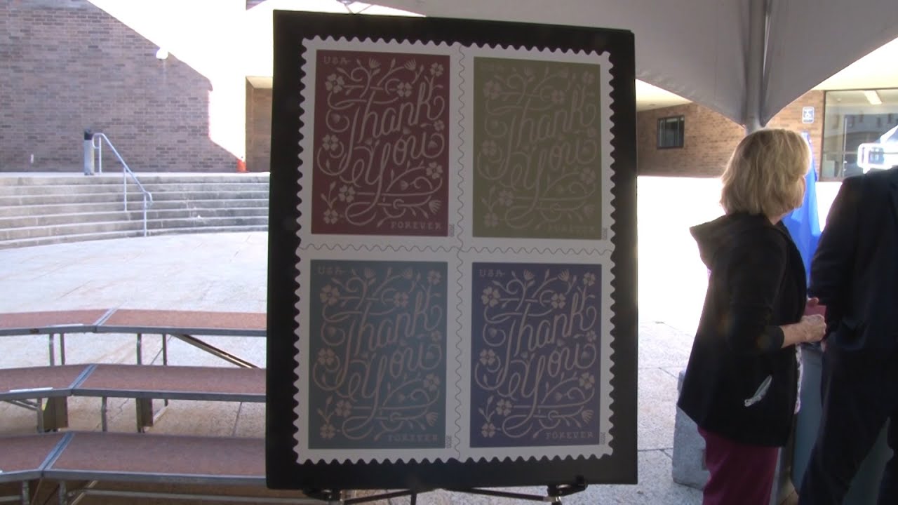 Melrose School Nurse USPS "Thank You!" Stamp Unveiling YouTube