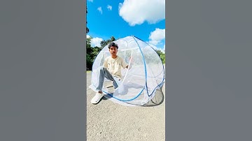 Easy Setup 4 Person Folding Mosquito Net Unboxing