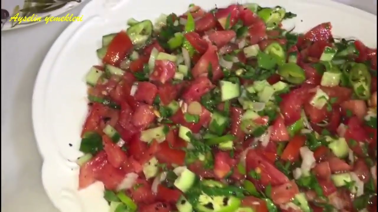????YAZIN VAZGEÇİLMEZİ OLACAK ????Domates Salatası Tarifi ????YAZIN VAZGEÇİLMEZİ OLACAK ????Domates Salatası Tarifi