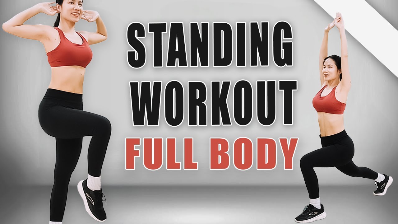 [FOR BEGINNER]🔥20 Min Full Body Standing Workout - No Jumping - YouTube
