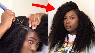 How To: Remove Tape Ins Extensions on Thick Natural Hair