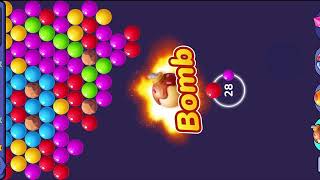 Level 57 bubble shooter gameplay