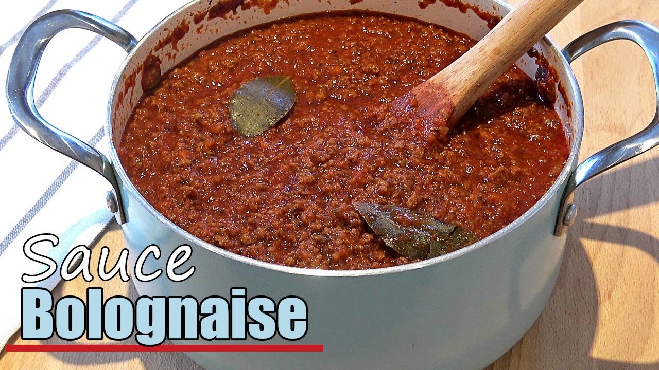 Sauce Bolognaise Recette Facile (la meilleure) 