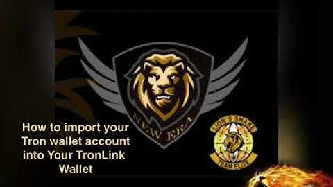 How to import your Tron wallet into Tronlink wallet