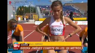 Isidora Jiménez bate el récord de Chile y avanza a semifinales en los 100 metros