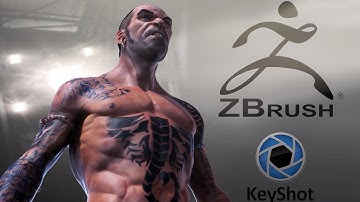 Muy Thai Boxer  * Zbrush 4r7 + Keyshot 5 *  Timelapse