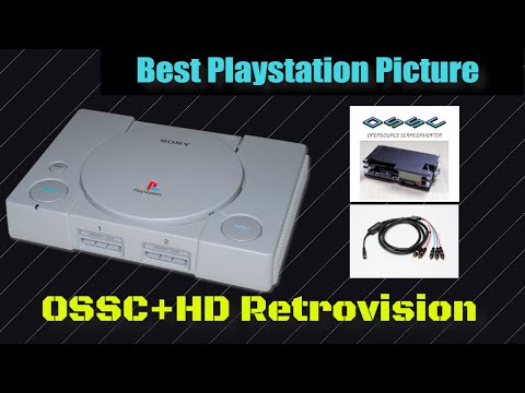 Best OSSC PlayStation setup with HD Retrovision cables