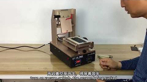 TBK-318 3 in 1 glue polarizer remover machine demo video
