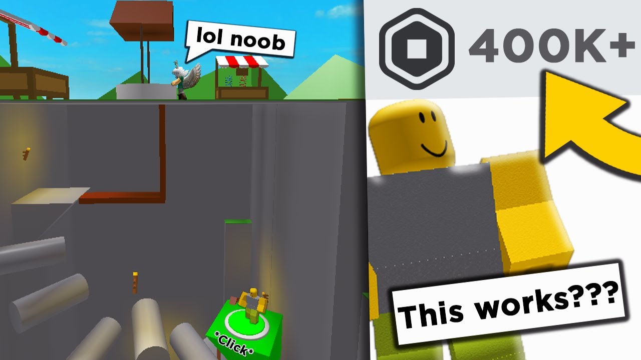 He Thought The Free Robux Button Was Fake Youtube - rbxgg roblox