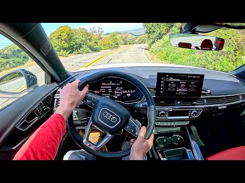 Видео: 2024 Audi S4 - POV Test Drive (Binaural Audio)