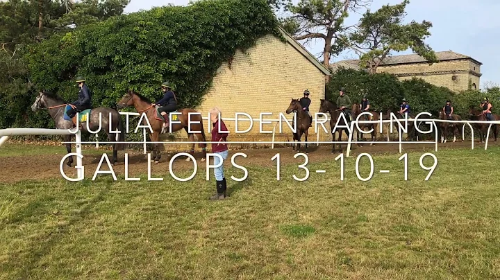 Newmarket Gallops 12/10/19 - Julia Feilden Racing
