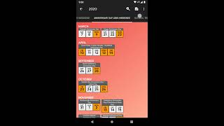Calendar2U New Zealand Calendar Android App v3.2.6 screenshot 1