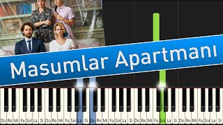 Masumlar Apartmanı Jenerik Müziği - Kolay Piyano Nasıl Çalınır Resimi