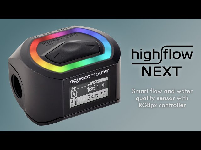 high flow NEXT - smart flow and water quality sensor - YouTube