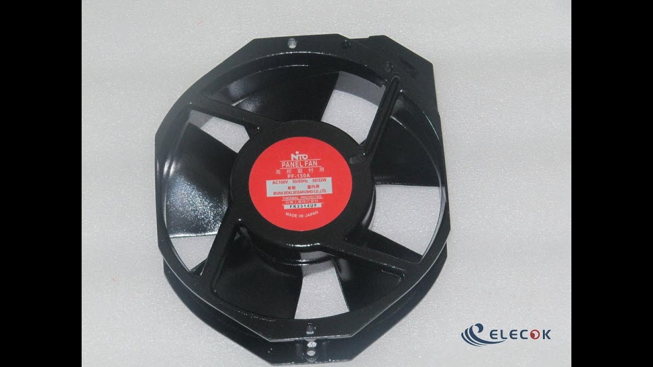 PANEL FAN PF-150A 100V 30/32W cooling Fan Substitute - YouTube