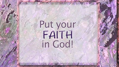 Advent Week Two: Faith