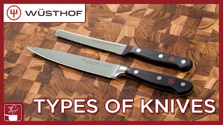 Kitchen Knife Guide Ft. Wusthof - Learn all the styles of knives and their uses!